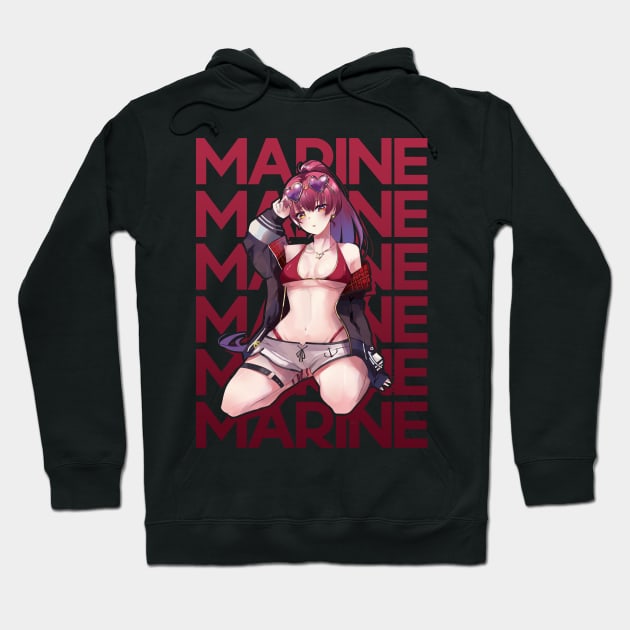 Marine in a Bikini Hoodie by SaucyBandit